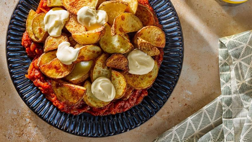 Πατάτες bravas στο air fryer