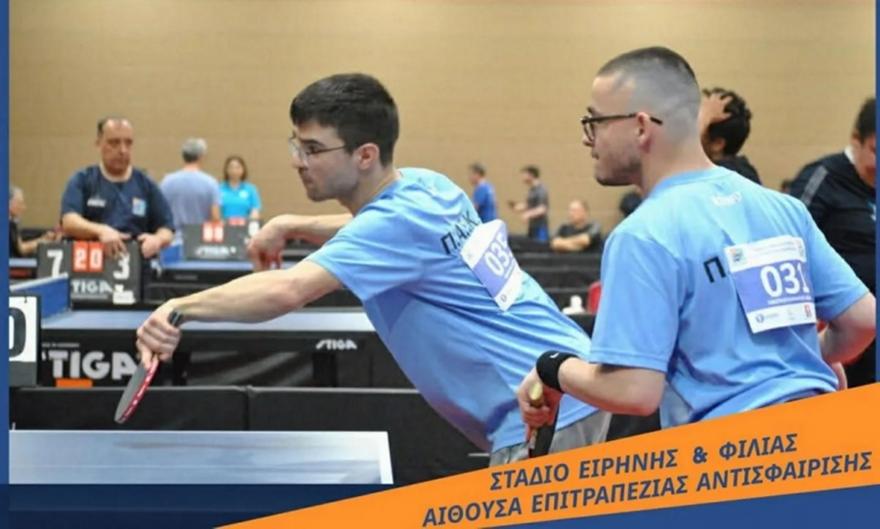 Δυνατές στιγμές και φέτος στο Πανελλήνιο Πρωτάθλημα Παρά επιτραπέζιας αντισφαίρισης