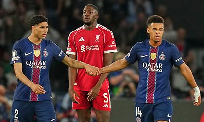 Προβάδισμα από νωρίς για την Παρί Σεν Ζερμέν κόντρα στη Λίβερπουλ, με γκολ του Ντουέ