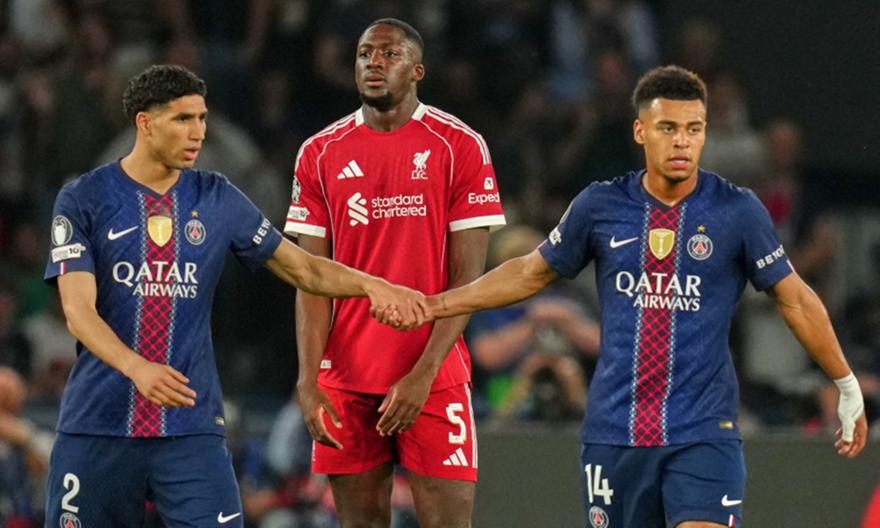 Προβάδισμα από νωρίς για την Παρί Σεν Ζερμέν κόντρα στη Λίβερπουλ, με γκολ του Ντουέ