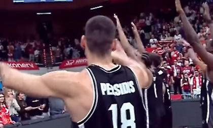 Οι πανηγυρισμοί παικτών, τεχνικού επιτελείου και φίλων του ΠΑΟΚ στη Μούρθια!