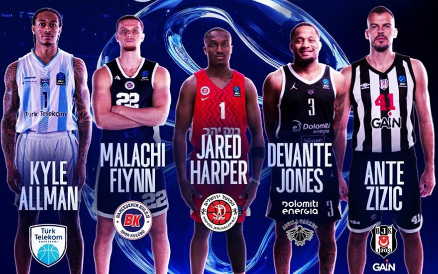 ΕuroCup: Η καλύτερη πεντάδα της σεζόν