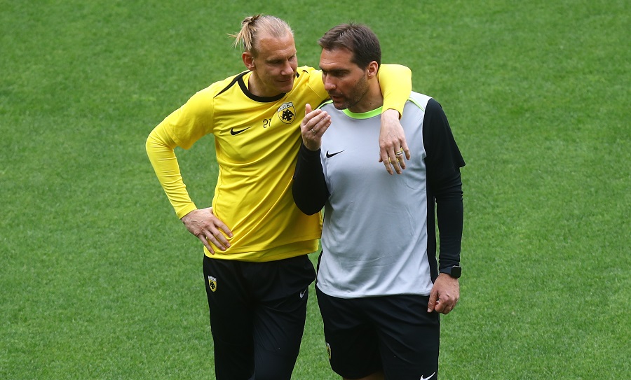 ΑΕΚ: Πλάνα από την τελευταία προπόνηση της ΑΕΚ για Ράγιο