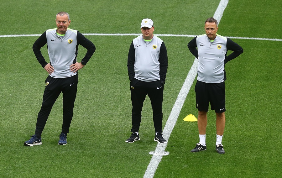 ΑΕΚ: Πλάνα από την τελευταία προπόνηση της ΑΕΚ για Ράγιο