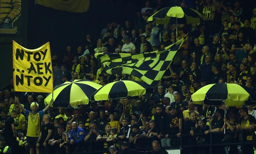 «Κιτρινόμαυρο» πάρτι: 8.000 ΑΕΚτζήδες μετέτρεψαν τη SUNEL Arena σε καμίνι!