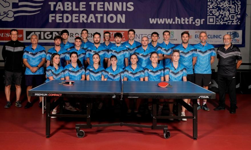 Η συγκρότηση των Εθνικών ομάδων πινγκ πονγκ για το Παγκόσμιο Πρωτάθλημα του Λονδίνου