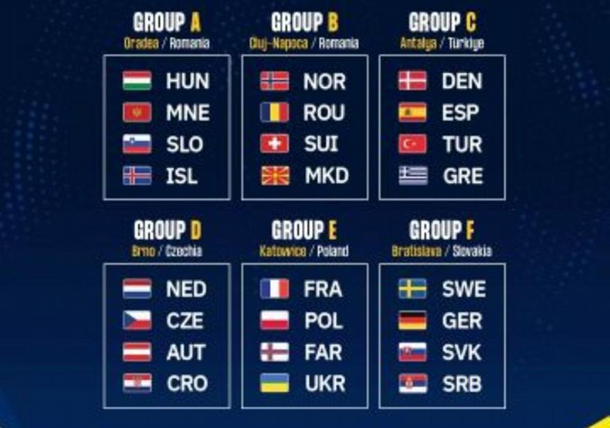 Δύσκολη κλήρωση για την Εθνική χάντμπολ γυναικών στα τελικά του Euro 2026