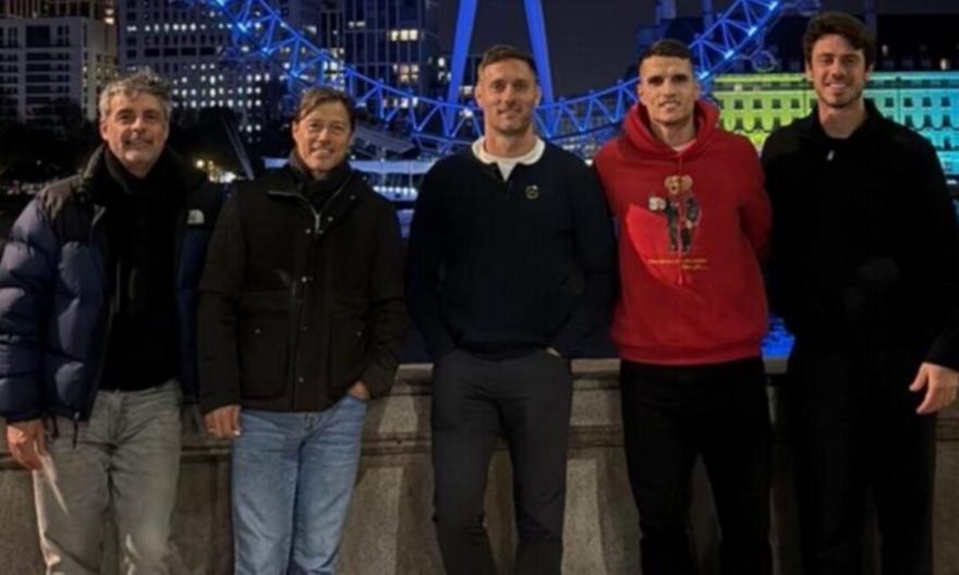 Στο Λονδίνο για διακοπές μαζί με τους συνεργάτες του ο Αλμέιδα