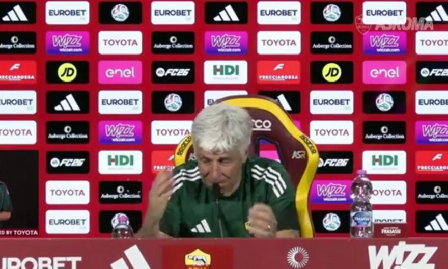 Συγκινητική στιγμή: Ο Γκασπερίνι βούρκωσε ενώ μιλούσε για την Αταλάντα και έφυγε από τη συνέντευξη Τύπου!