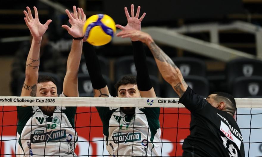 Ο πρώτος τελικός της Novibet Volley League στο Μετς: Παναθηναϊκός-ΠΑΟΚ (2ο σετ)