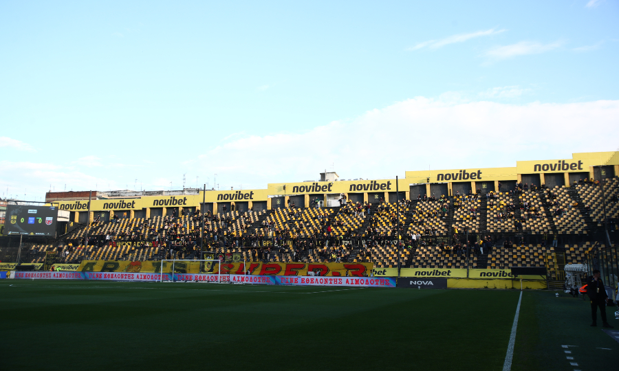 Άρης: Λιγοστός κόσμος στις κερκίδες του Βικελίδης για το παιχνίδι με τον Βόλο