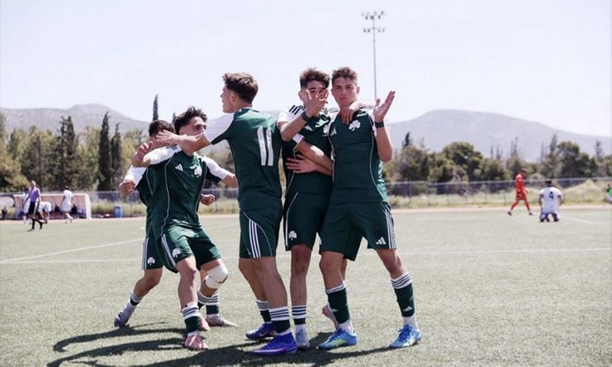 Τα γκολ και οι έξαλλοι πανηγυρισμοί της κ-17 του Παναθηναϊκού στον δρόμο για τον τίτλο!