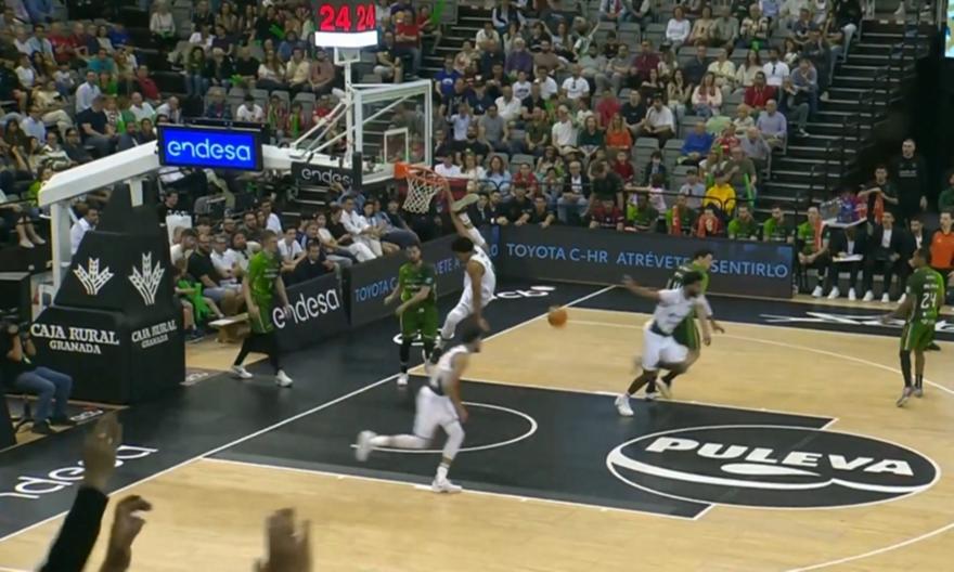 Γλίτωσε τα χειρότερα ο Πέρες της Μάλαγα μετά από εντυπωσιακό alley oop κάρφωμα