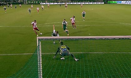 Η μεγάλη ευκαιρία του Ελ Κααμπί, με τον Λαφόν να πέφτει σωστά!