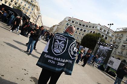 Το «ασπρόμαυρο» πάρτι ξεκινά: Η Θεσσαλονίκη γιορτάζει τα 100 χρόνια του ΠΑΟΚ