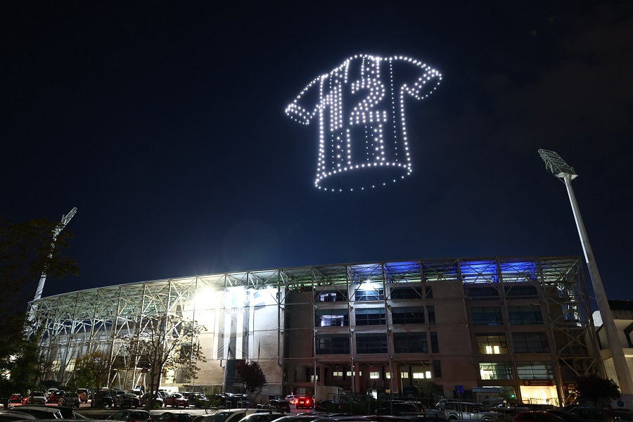 ΠΑΟΚ: Το εντυπωσιακό drone show στην Τούμπα για τα 100 χρόνια