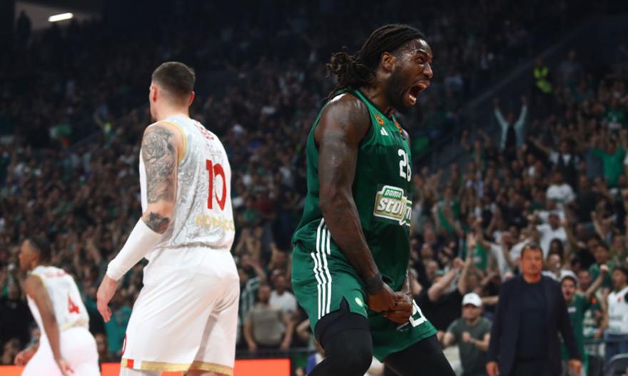 Τα highlights από τη νίκη-πρόκριση του Παναθηναϊκού κόντρα στη Μονακό