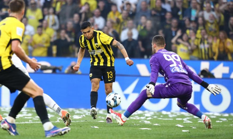 ΑΕΚ: Το γκολ του Πινέδα κορυφαίο των δυο πρώτων αγωνιστικές των playoffs