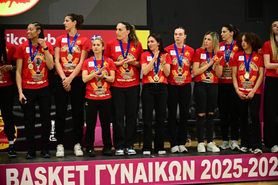 Αθηναϊκός: Σήκωσε το τρόπαιο της Α1 Μπάσκετ Γυναικών