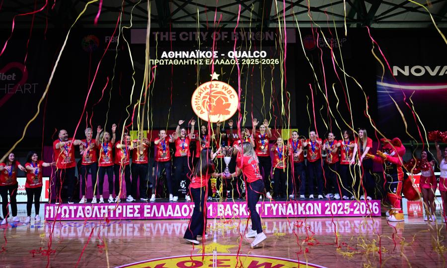 Αθηναϊκός: Σήκωσε το τρόπαιο της Α1 Μπάσκετ Γυναικών
