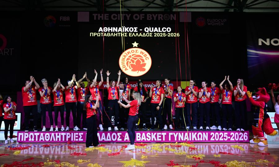 Αθηναϊκός: Σήκωσε το τρόπαιο της Α1 Μπάσκετ Γυναικών
