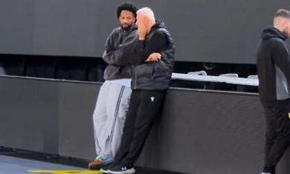 Ο Ανγκόλα στην προπόνηση της ΑΕΚ