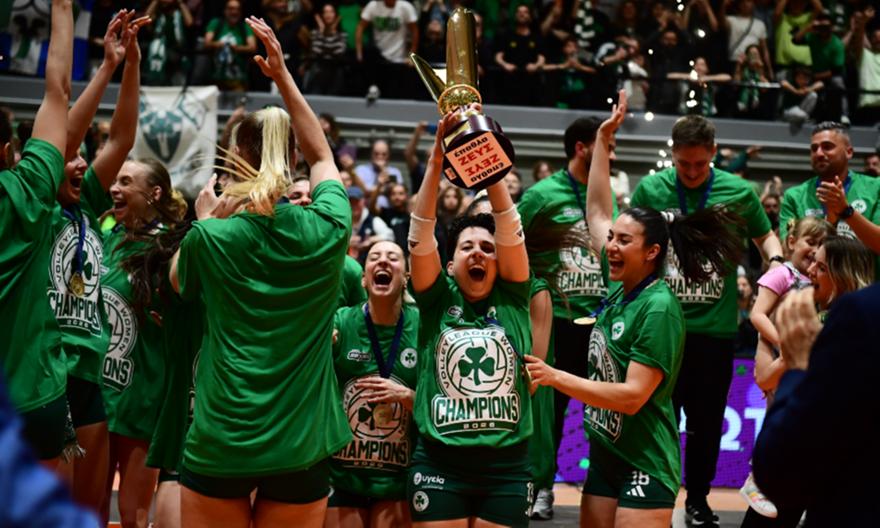 Παναθηναϊκός: Επικό βίντεο της ομάδας βόλεϊ γυναικών με την κούπα του πρωταθλήματος!