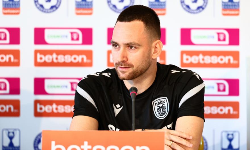 Ζίβκοβιτς: «Θα δώσουμε τα πάντα για το τρόπαιο, πρέπει να είμαστε ήρεμοι και συγκεντρωμένοι»