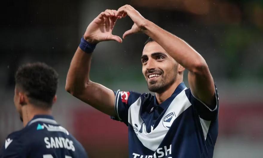 Μπήκε αλλαγή στο 91' και σκόραρε στο 92' για τη Μέλμπουρν Βίκτορι ο Βέργος