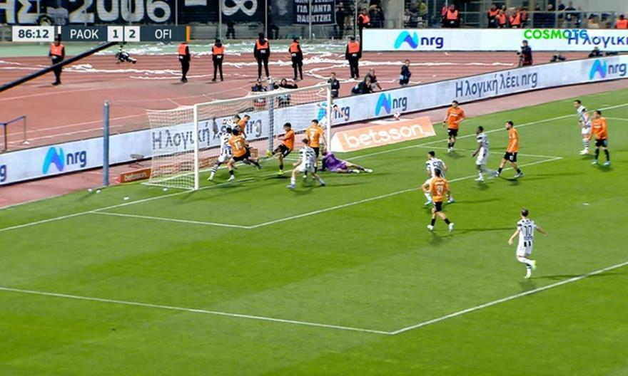 Η σωτήρια επέμβαση του Κωστούλα πάνω στη γραμμή, κρατά το προβάδισμα για τον ΟΦΗ στο 86'