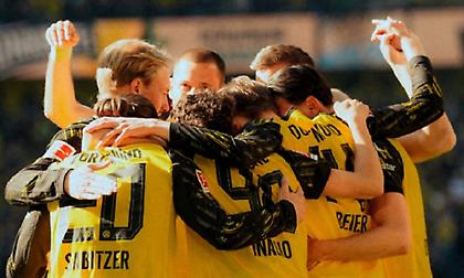 Η Ντόρτμουντ με τεσσάρα εξασφάλισε το Champions League, «σκόνταψε» η Στουτγκάρδη