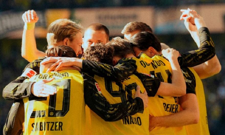 Η Ντόρτμουντ με τεσσάρα εξασφάλισε το Champions League, «σκόνταψε» η Στουτγκάρδη