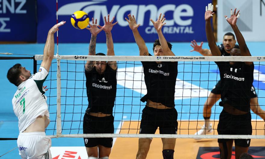 Ο δεύτερος τελικός της Novibet Volley League: ΠΑΟΚ-Παναθηναϊκός (3ο σετ)