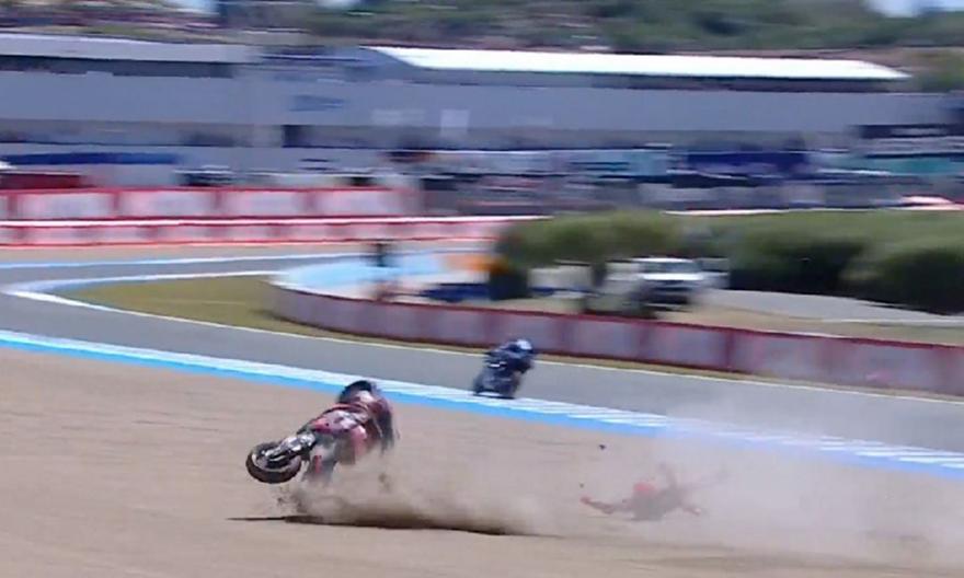 Τρομακτική πτώση για Μάρκεθ, έγινε κομμάτια η Ducati του Ισπανού!