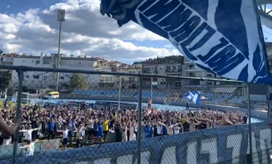 Συγκινητικές στιγμές στο τελευταίο ματς του ΠΑΣ στις επαγγελματικές κατηγορίες: Οπαδοί και παίκτες τραγούδησαν παρέα!