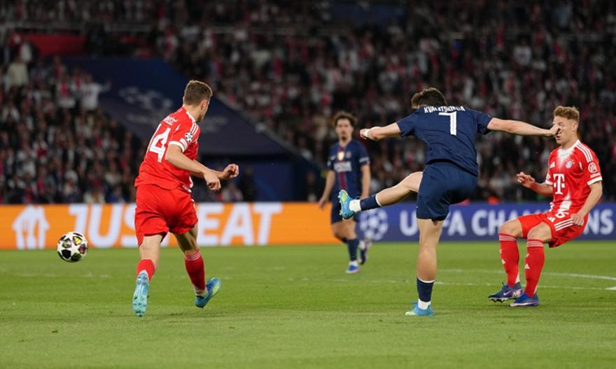 Ο Κέιν χτύπησε πρώτος με πέναλτι, ο Κβαρατσχέλια ζωγράφισε άμεσα το 1-1!