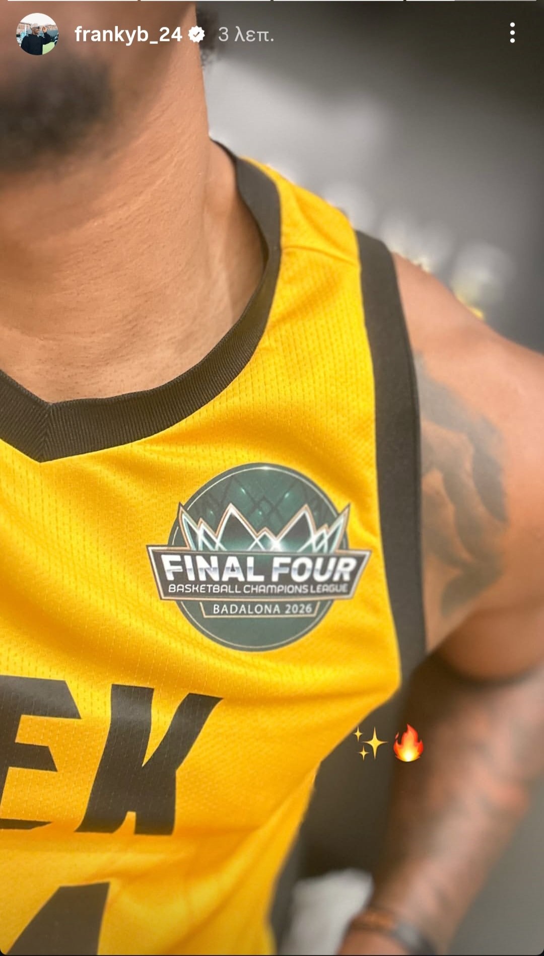 ΑΕΚ: Αποκάλυψε το logo στη φανέλα για τα παιχνίδια του Final Four ο Μπάρτλεϊ