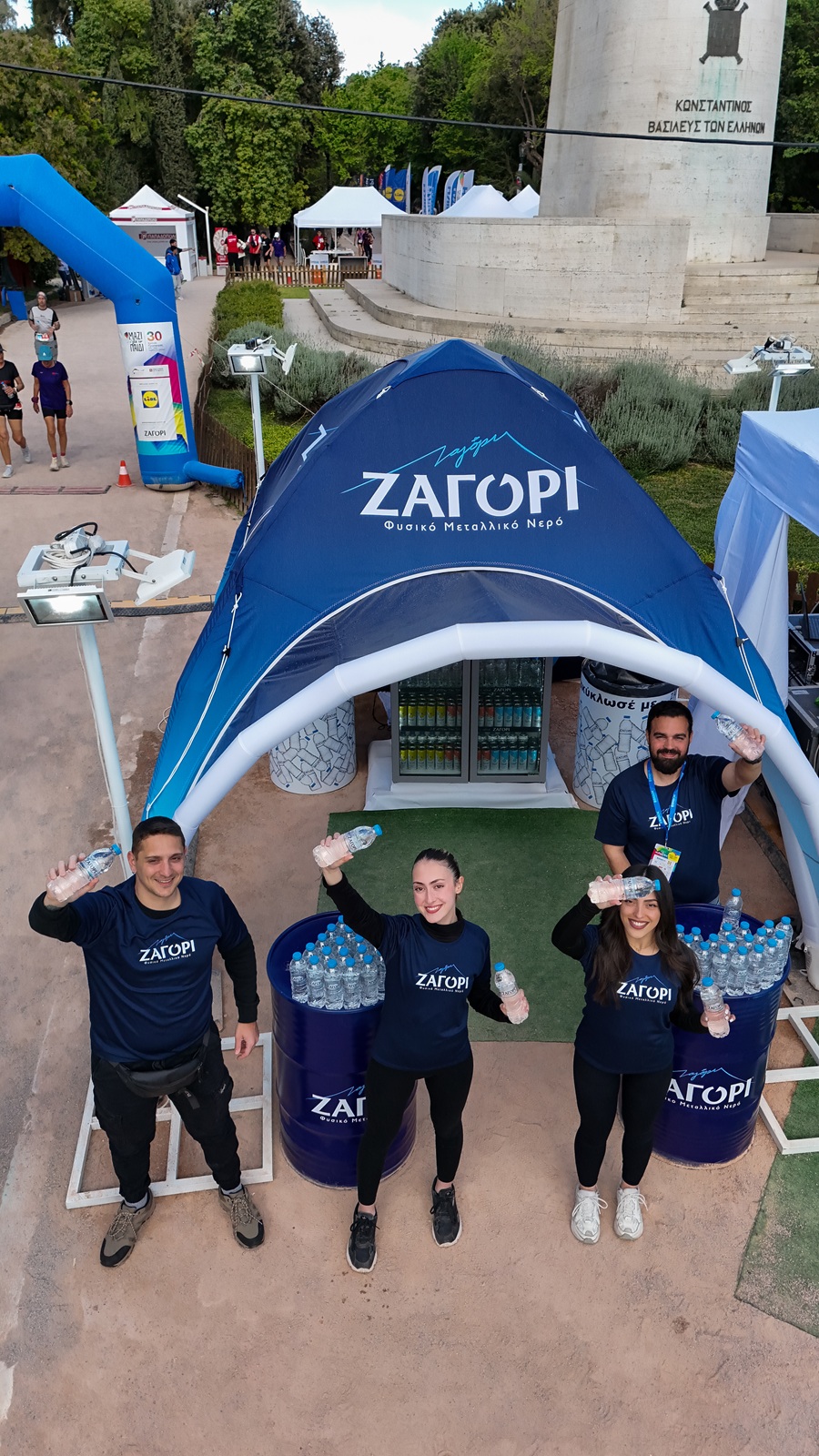 Φυσικό Μεταλλικό Νερό ΖΑΓΟΡΙ και Μίλτος Τεντόγλου στο φετινό No Finish Line Athens