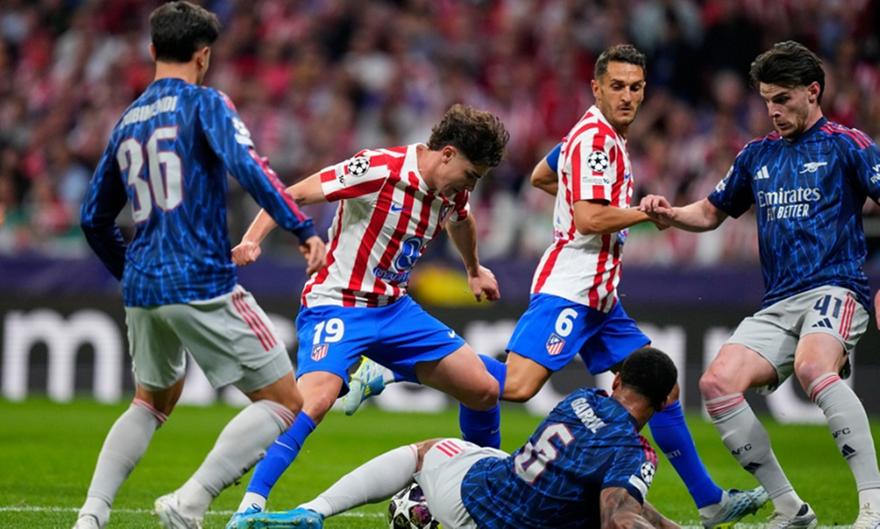 Απείλησε με βολίδα του Άλβαρες η Ατλέτικο, κοντά στο γκολ στα… καπάκια η Άρσεναλ!