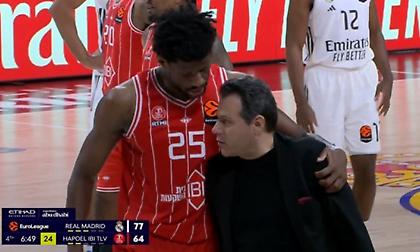 Αποβλήθηκε στο Game 1 της Χάποελ κόντρα στη Ρεάλ ο Ιτούδης