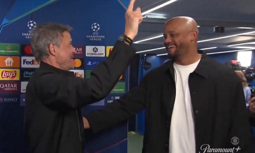 Αφού το απήλαυσαν, οι Λουίς Ενρίκε και Κομπανί τα είπαν χαμογελαστοί μετά το θρίλερ!