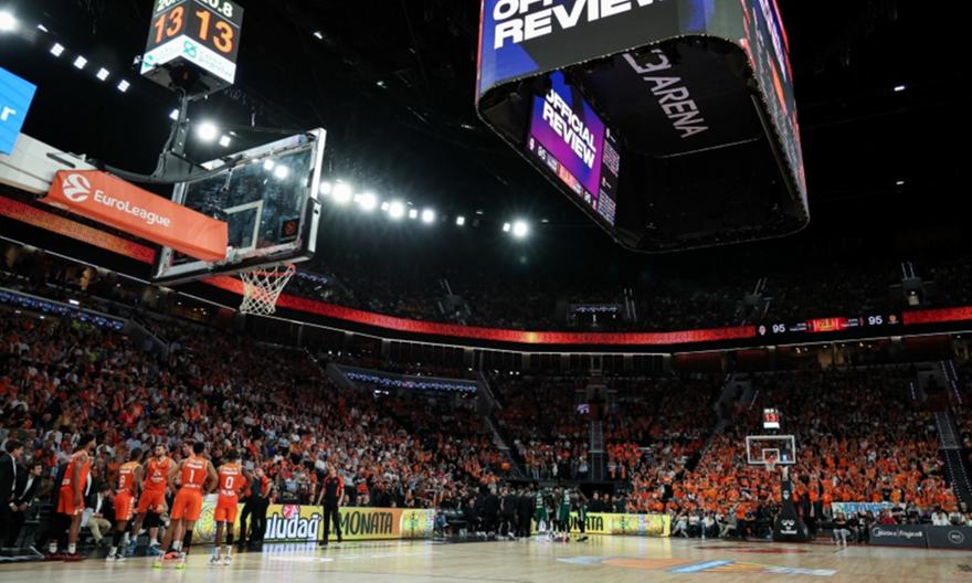 Πρόστιμο της Euroleague στη Βαλένθια για ρίψη αντικειμένων από τους οπαδούς της