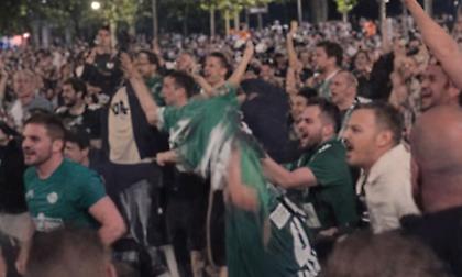 Πράσινη παράνοια στη Βαλένθια: Οι φίλοι του Παναθηναϊκού πανηγύρισαν το 2-0 στους δρόμους!