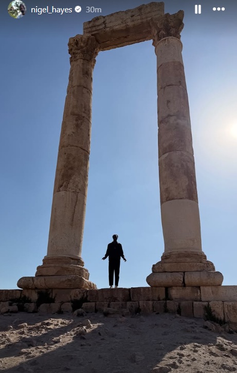 Χέιζ-Ντέιβις: Ταξίδεψε στην Ιορδανία