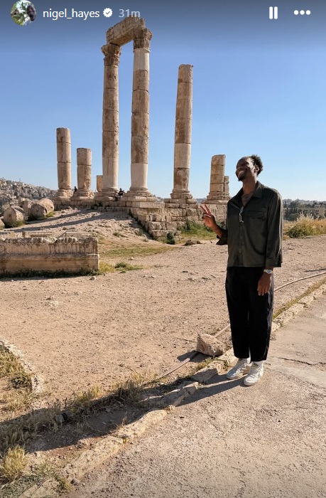 Χέιζ-Ντέιβις: Ταξίδεψε στην Ιορδανία