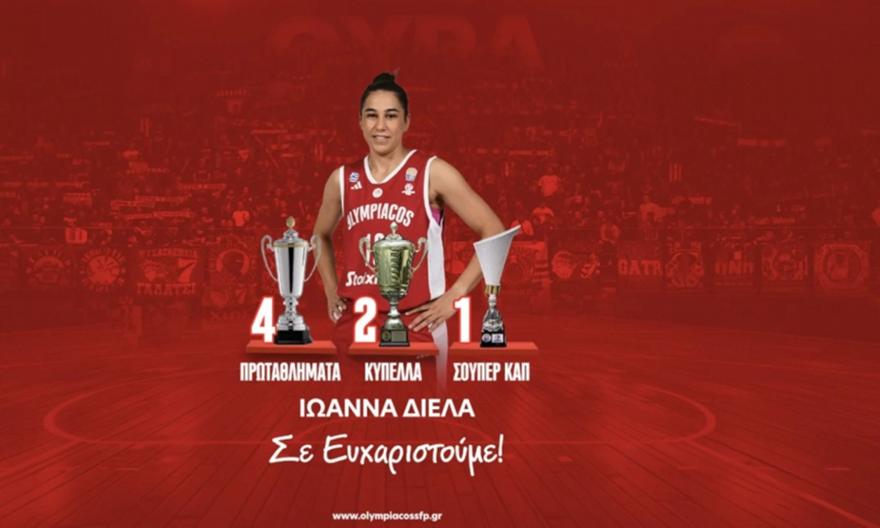 Τέλος από τον Ολυμπιακό η Δίελα