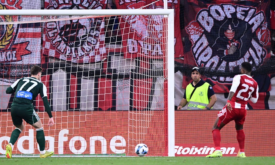 Ολυμπιακός-Παναθηναϊκός 1-0: Αφεντικό για τη 2η θέση οι ερυθρόλευκοι