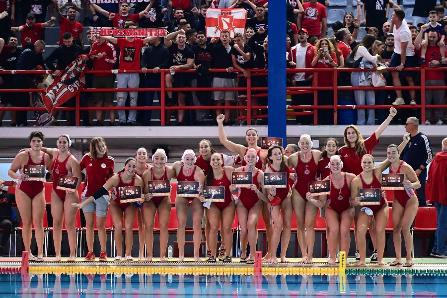 Ολυμπιακός-Σαμπαντέλ 10-8: Προκρίθηκαν στο Final 4 του Champions League οι «ερυθρόλευκες»