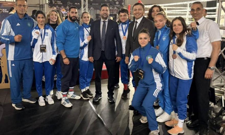 Τρία μετάλλια για την Ελλάδα στο «Belgrade Winner 2026» και ιστορική συνάντηση Μαριόλη με τον Golovkin