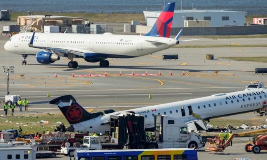 ΗΠΑ: Καθίζηση στην πίστα του αεροδρομίου LaGuardia της Νέας Υόρκης